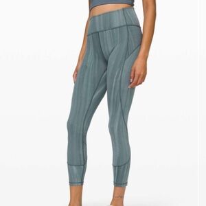 Lululemon Green / Teal ish In Movement Tight Legging Pant | Size 4, 25”